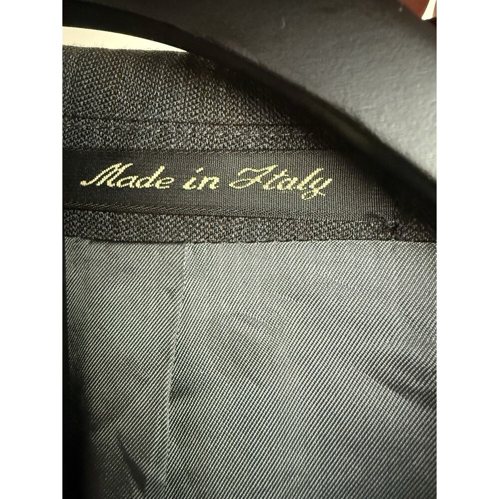 Pronto Uomo Suit Jacket Blazer Sport Coat 40 Short M Gray 100% Wool Italy - Picture 2 of 10